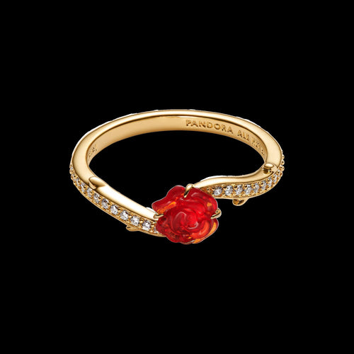 Disney Beauty and the Beast Enchanted Rose Ring
