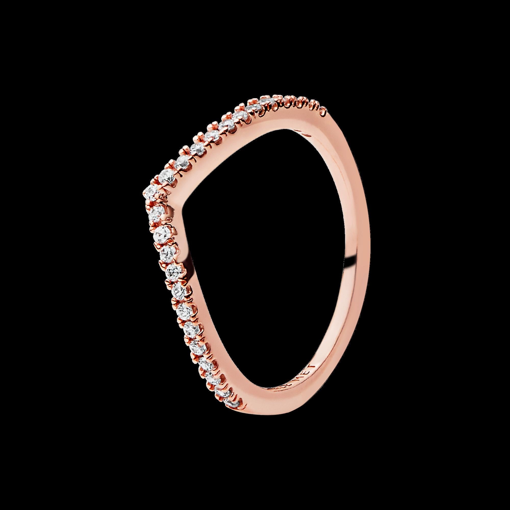 Sparkling Elevated Heart Ring