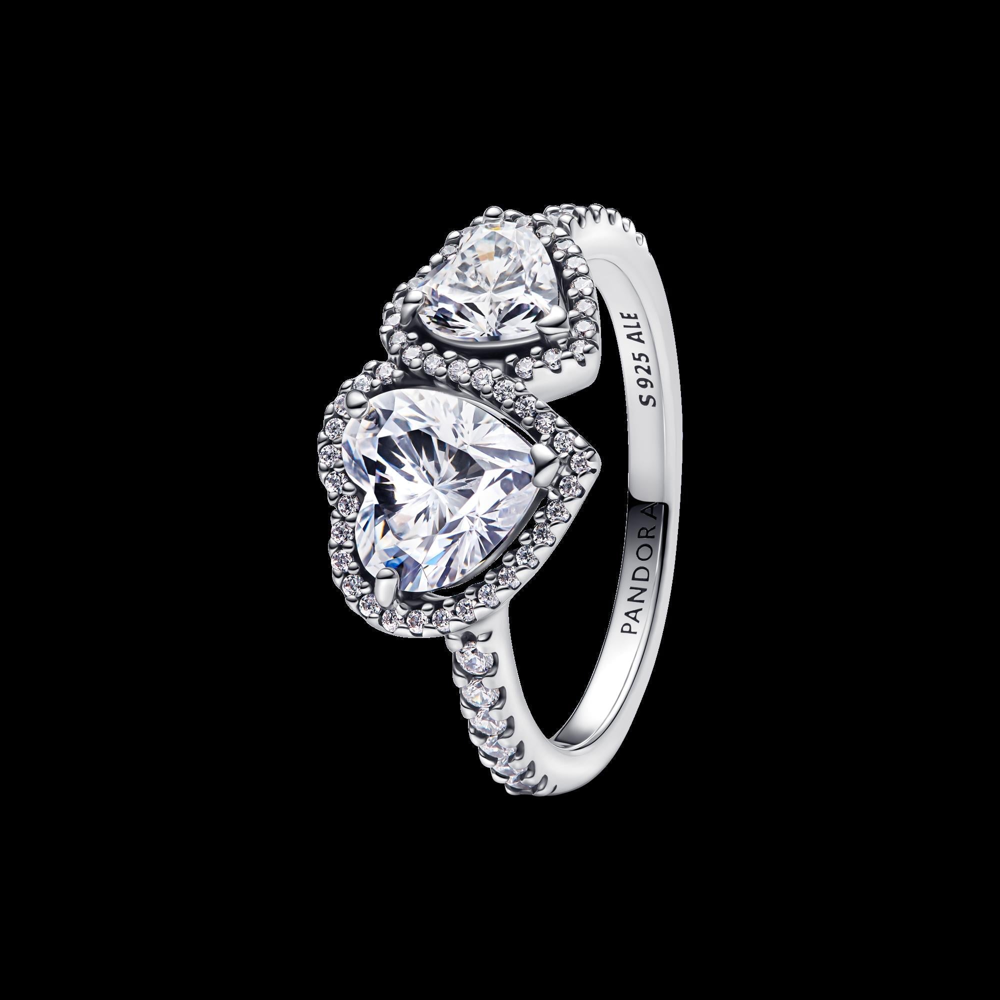Elevated Heart Ring