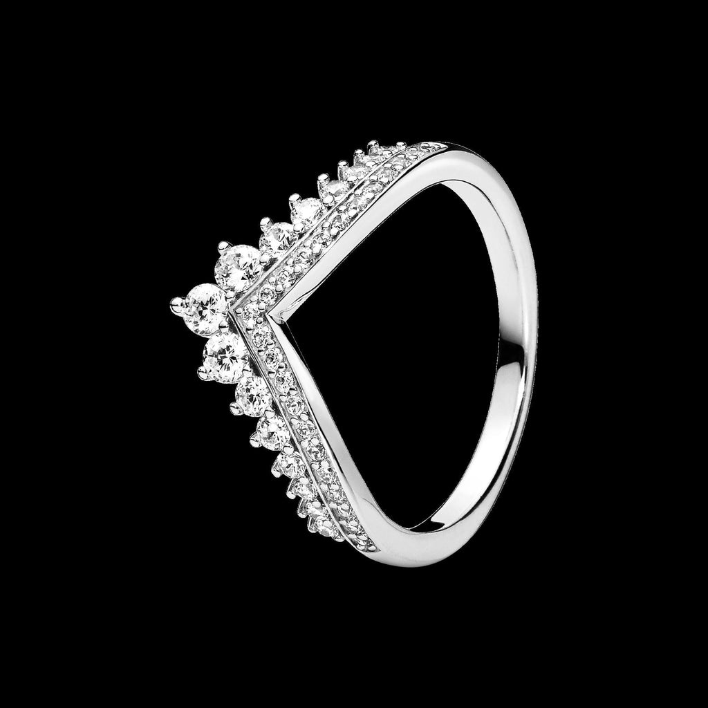 Sparkling Halo Hearts Ring