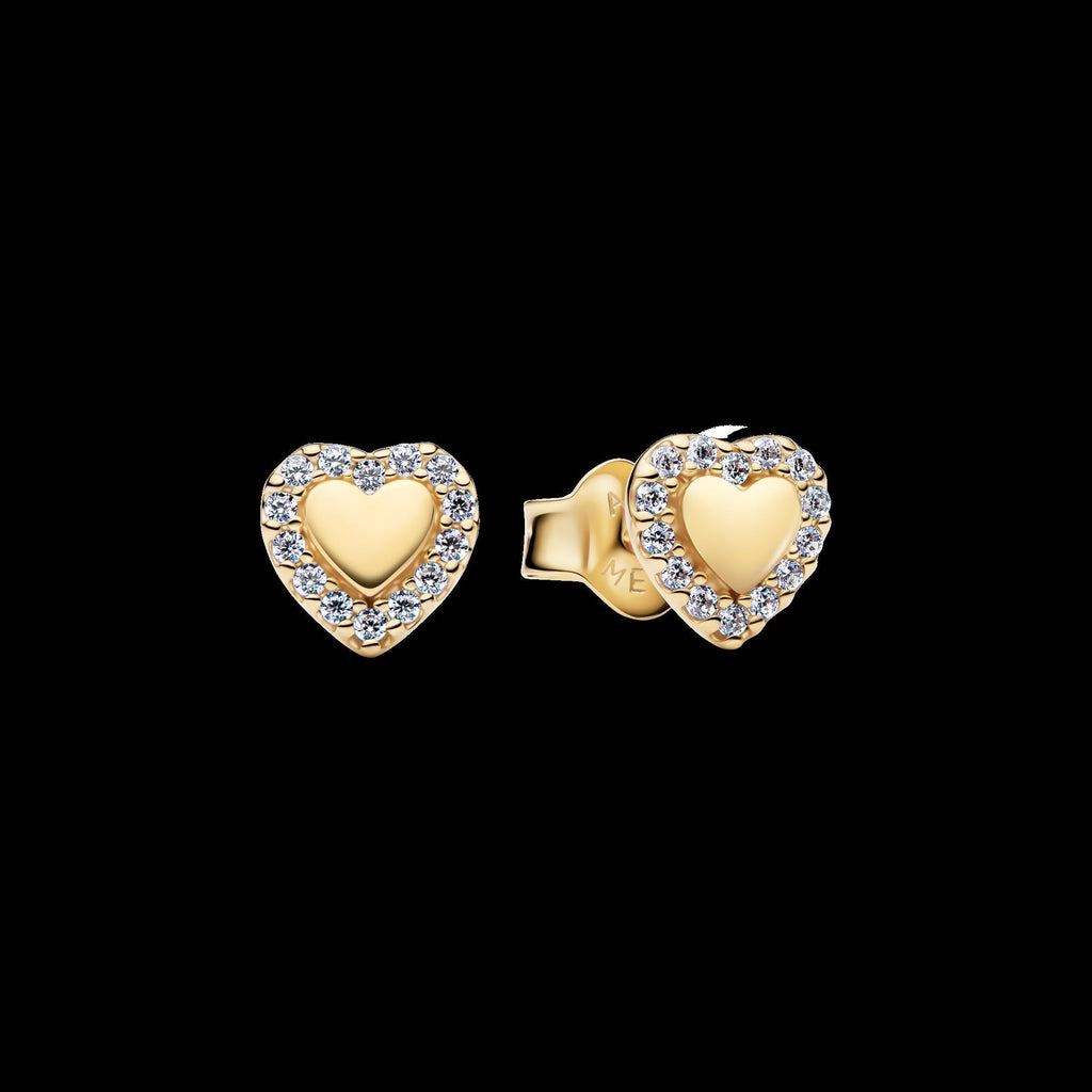 Sparkling Infinity Heart Collier Necklace