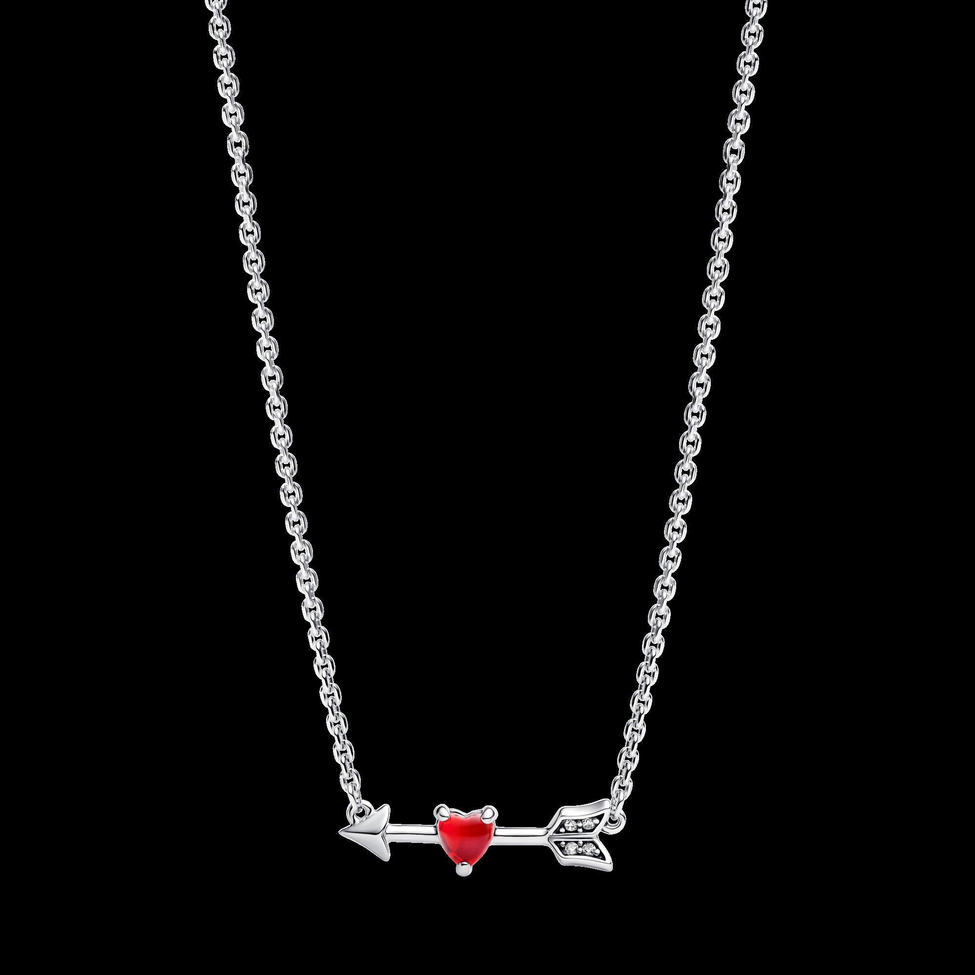 Sparkling Infinity Heart Collier Necklace