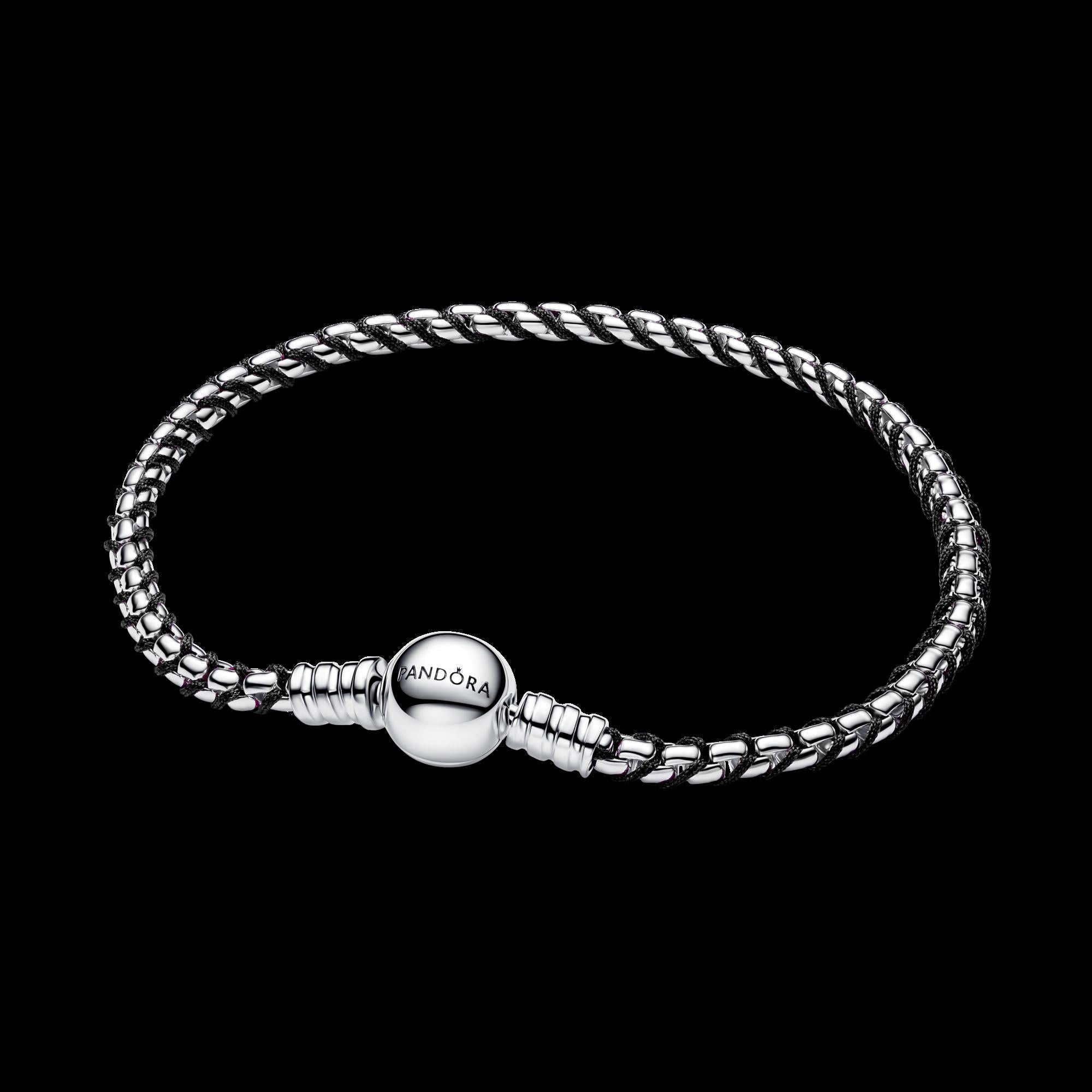 Pandora Moments Barrel Clasp Snake Chain Bracelet