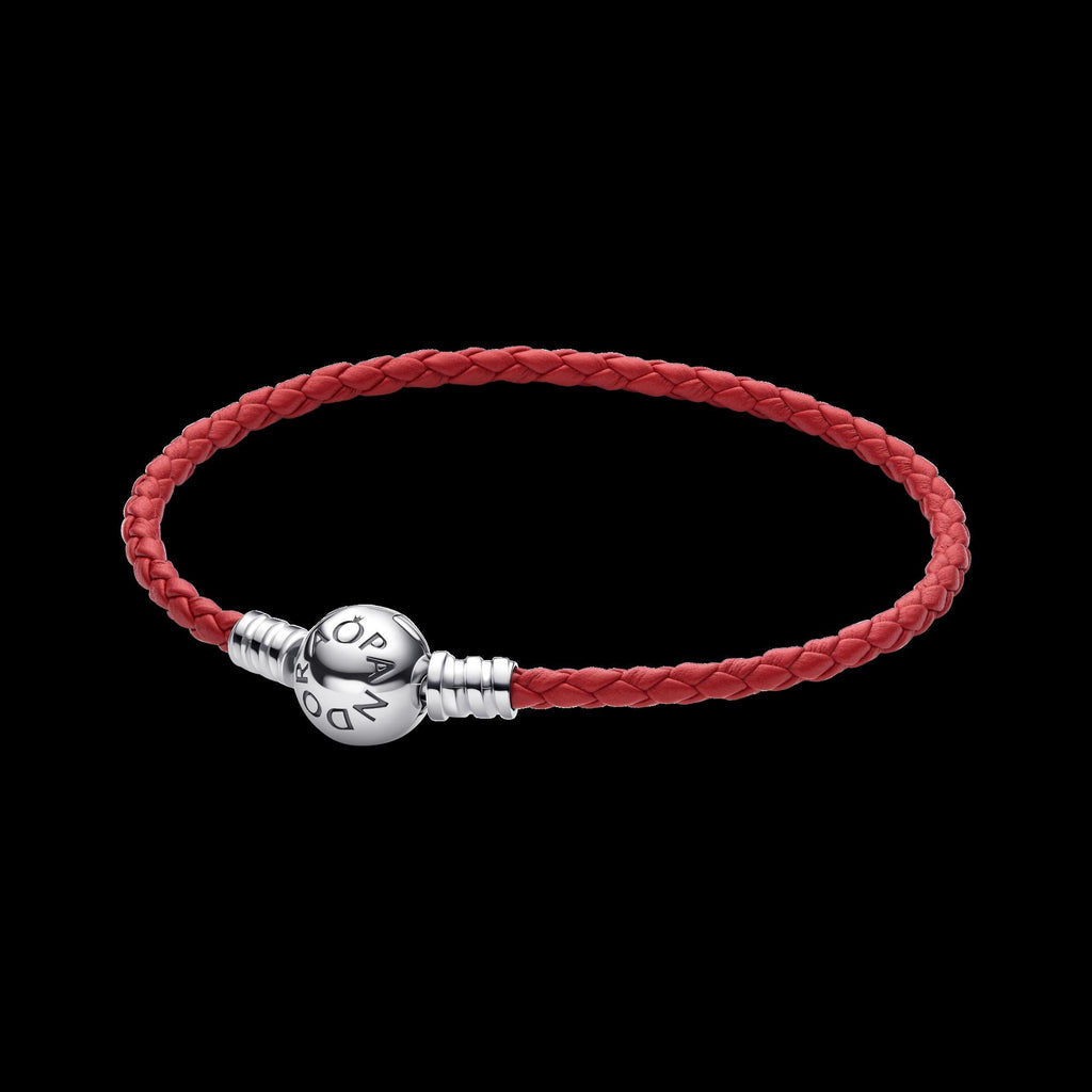 Shimmering Pink Cord Bracelet