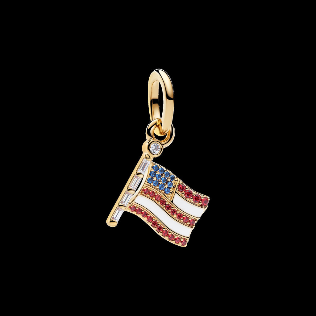Treated Freshwater Cultured Baroque Pearl Ice Cream Dangle Charm